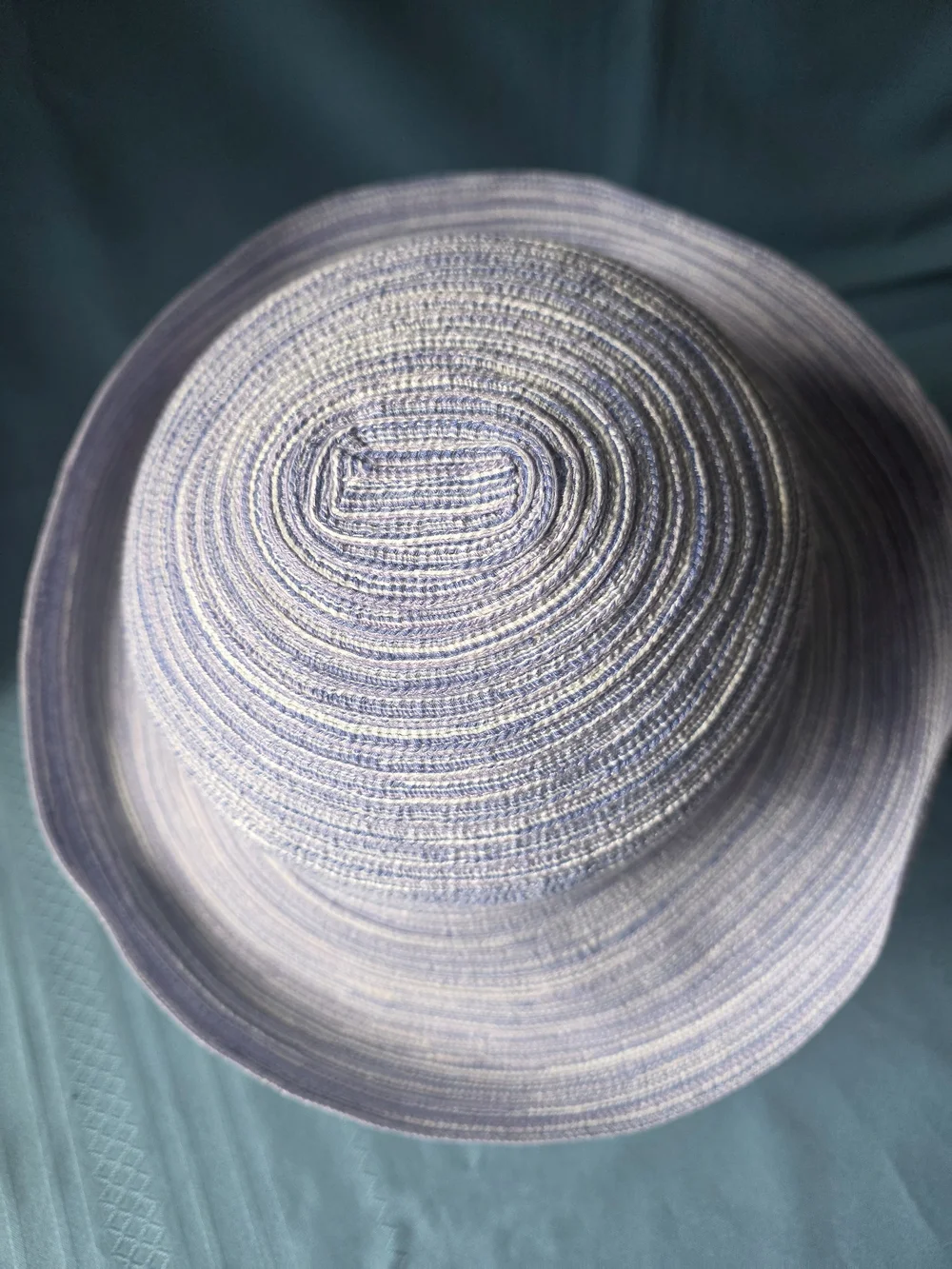 Wallaroo Hat Company Sydney Sun Hat - Ombre Blue/Purple Poly Braid Adjustable